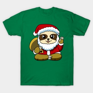 Santa Sloth T-Shirt